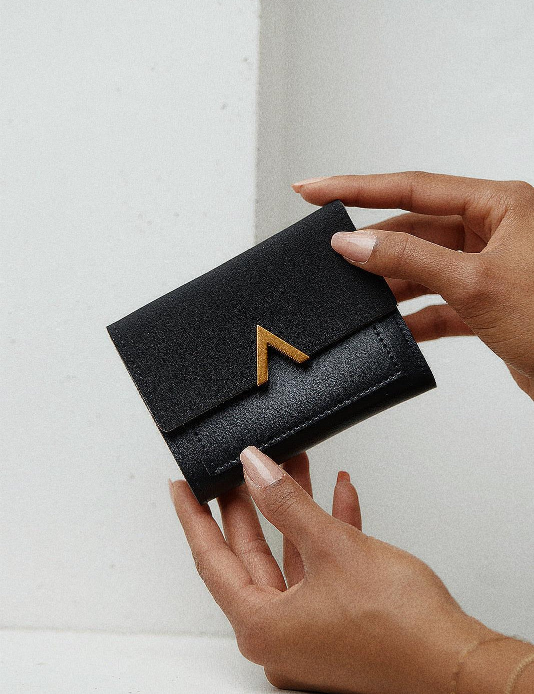 True North Wallet in Black - Sunday Golden