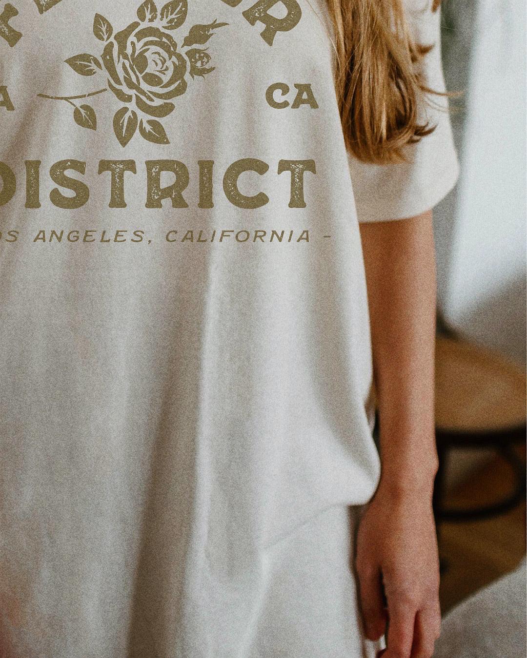 LA Flower District | Classic Fit Tee - Sunday Golden