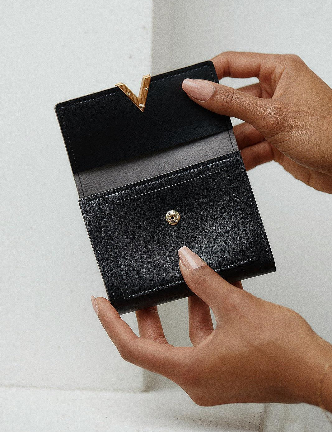 True North Wallet in Black - Sunday Golden