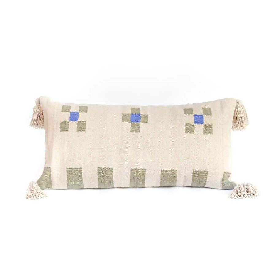 Handmade Maira Throw Pillow With Insert - Sunday Golden