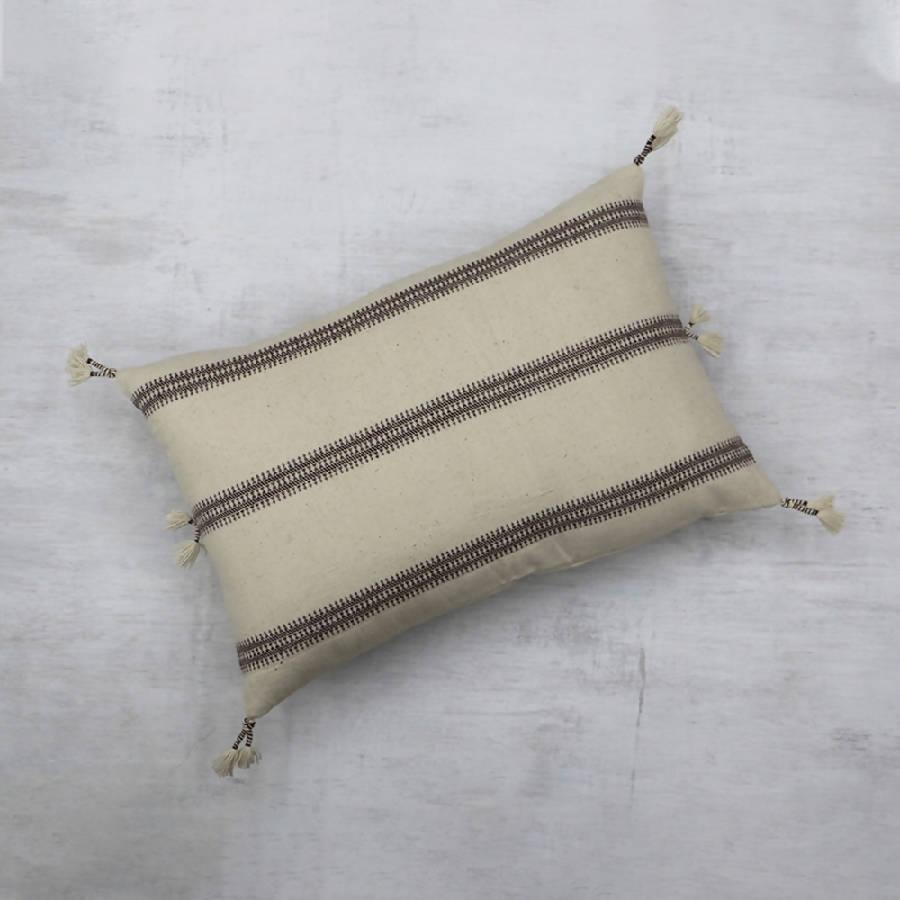 Understreke Handwoven Pillow Cover - Sunday Golden