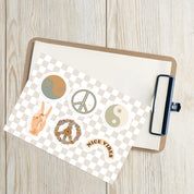 Peace + Love Sticker Sheet - Sunday Golden