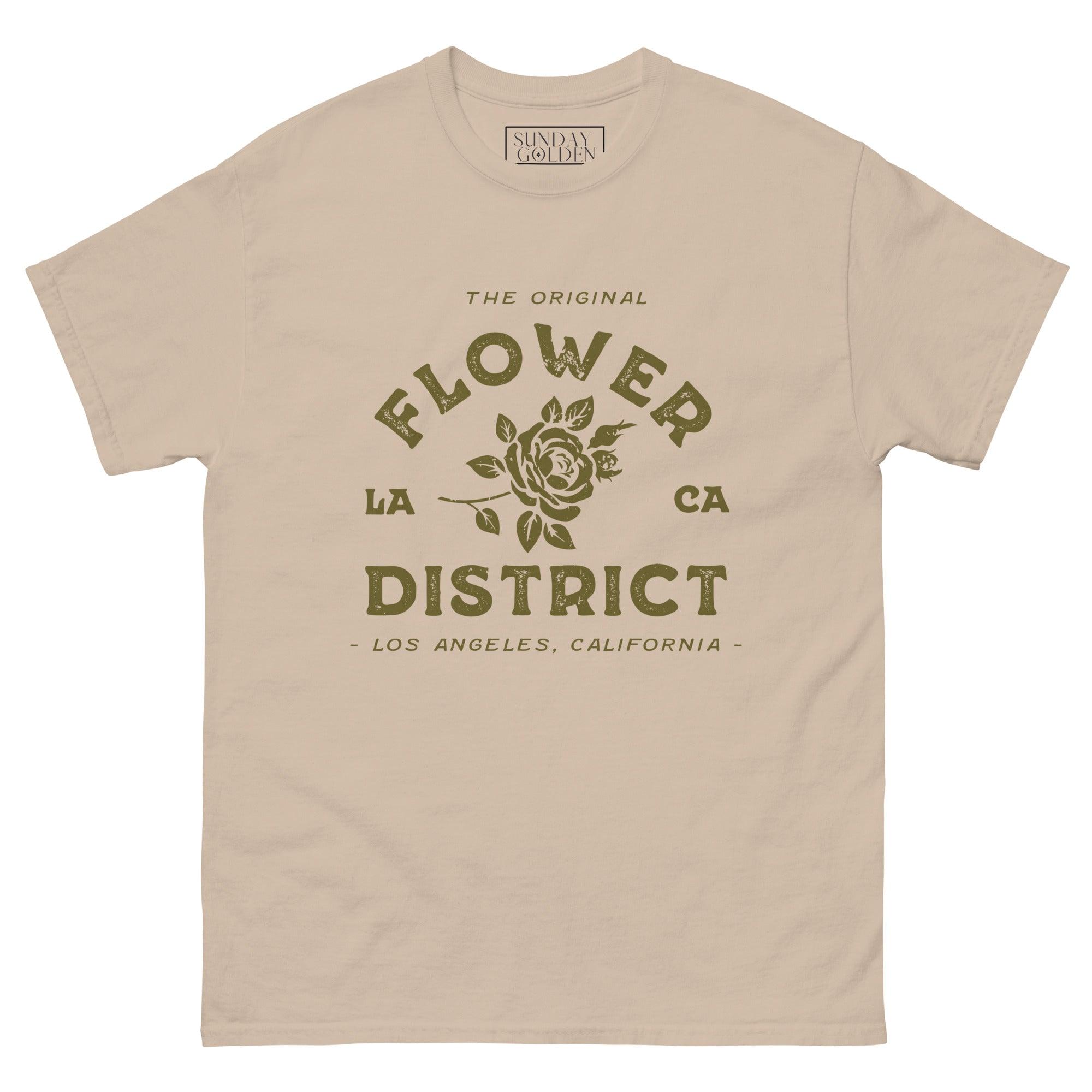 LA Flower District | Classic Fit Tee - Sunday Golden