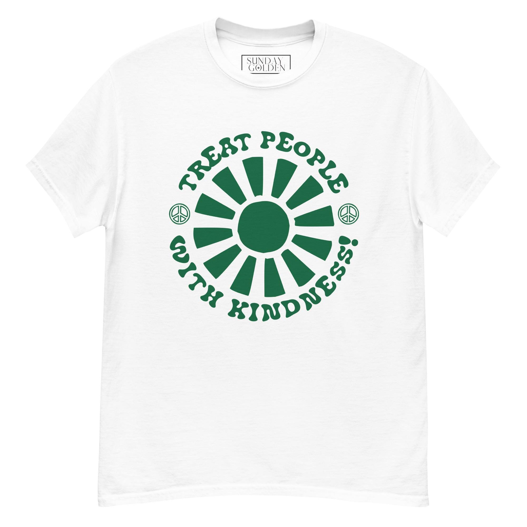 Treat People with Kindness | Classic Fit Tee - Sunday Golden