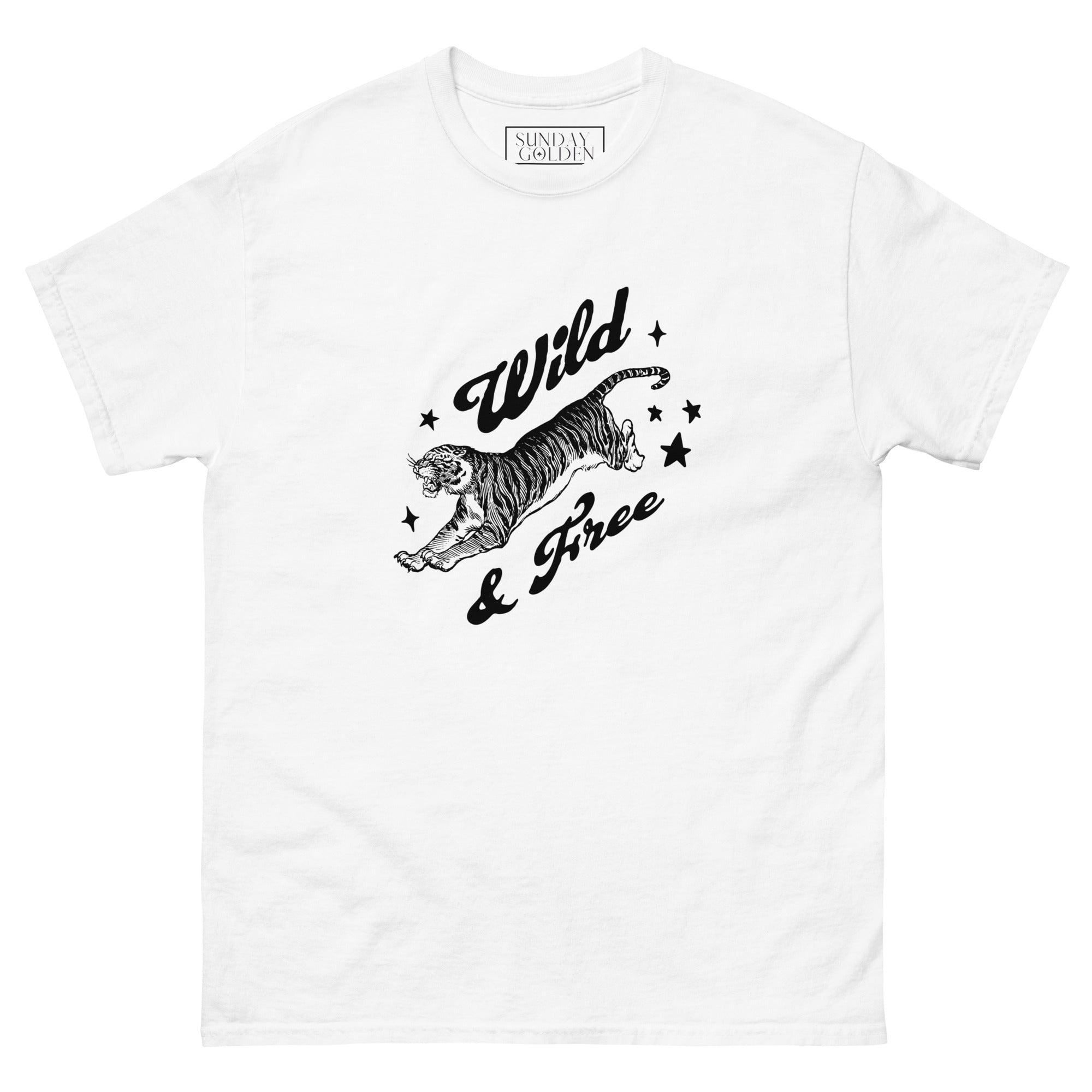 Wild + Free | | Classic Fit Tee - Sunday Golden