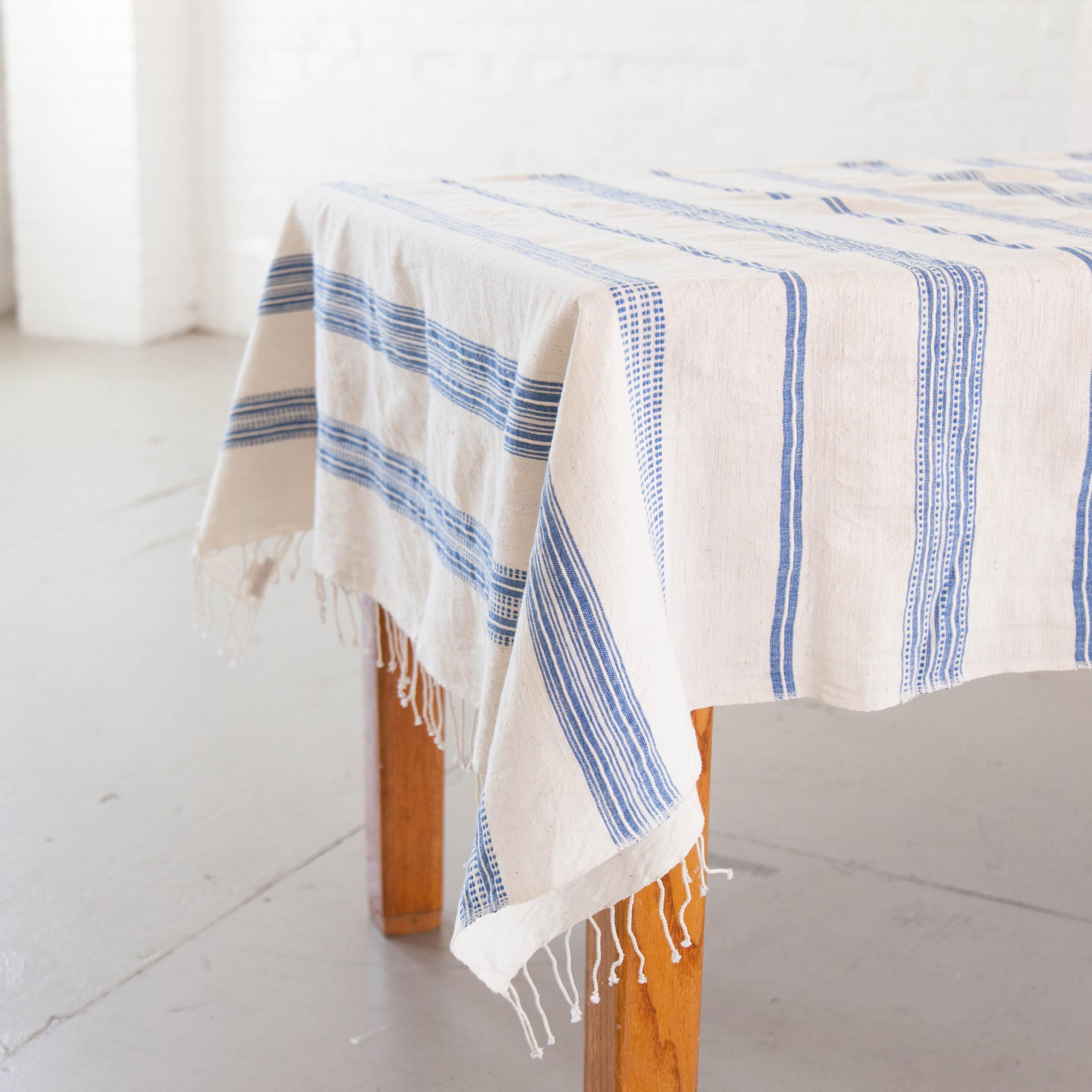 Aden Cotton Tablecloth | 50x50 - Sunday Golden