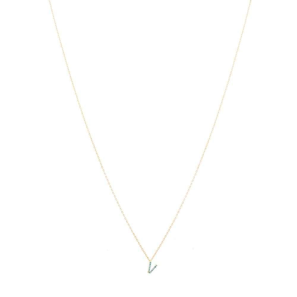 Roslyn Initial Necklace - Sunday Golden