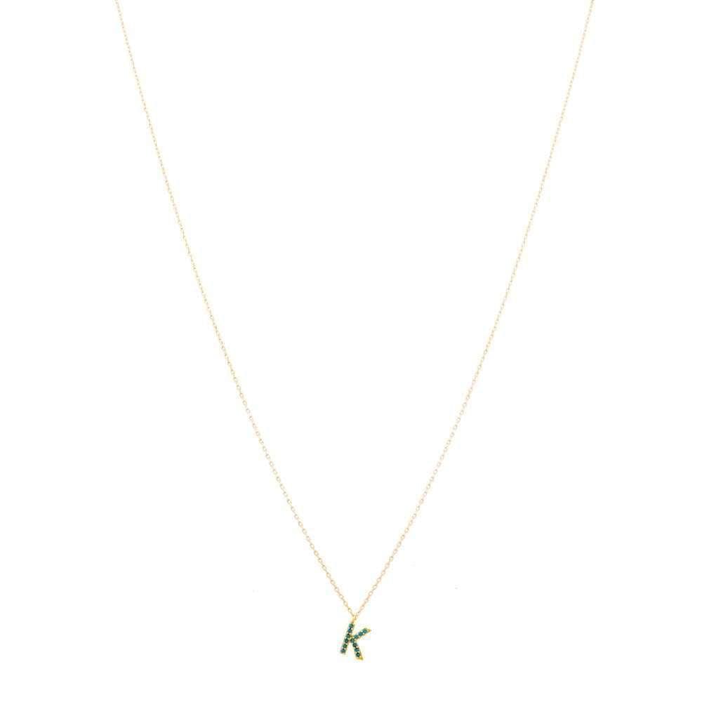 Roslyn Initial Necklace - Sunday Golden