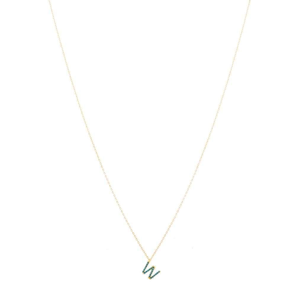 Roslyn Initial Necklace - Sunday Golden