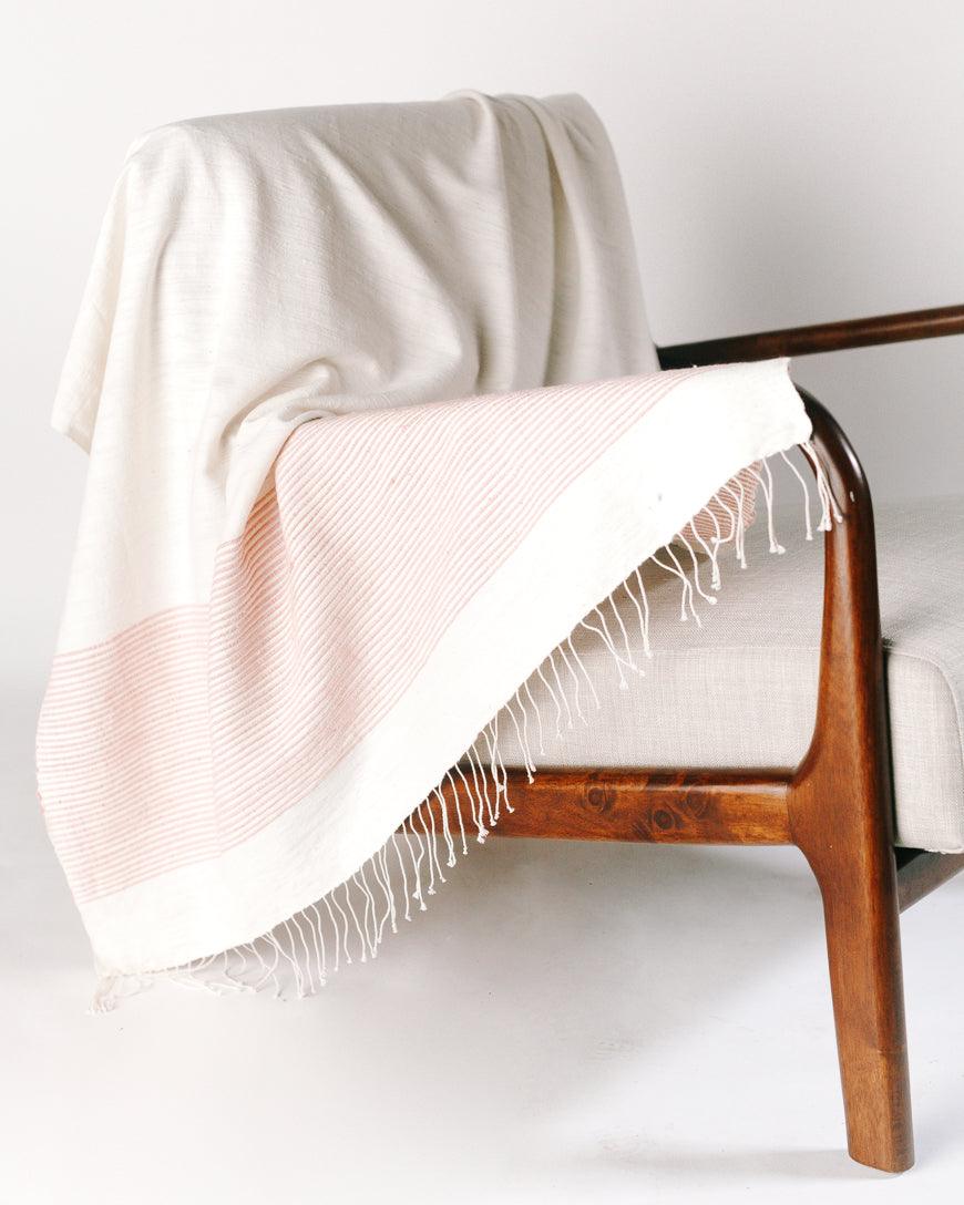 Riviera Cotton | Throw Blanket - Sunday Golden