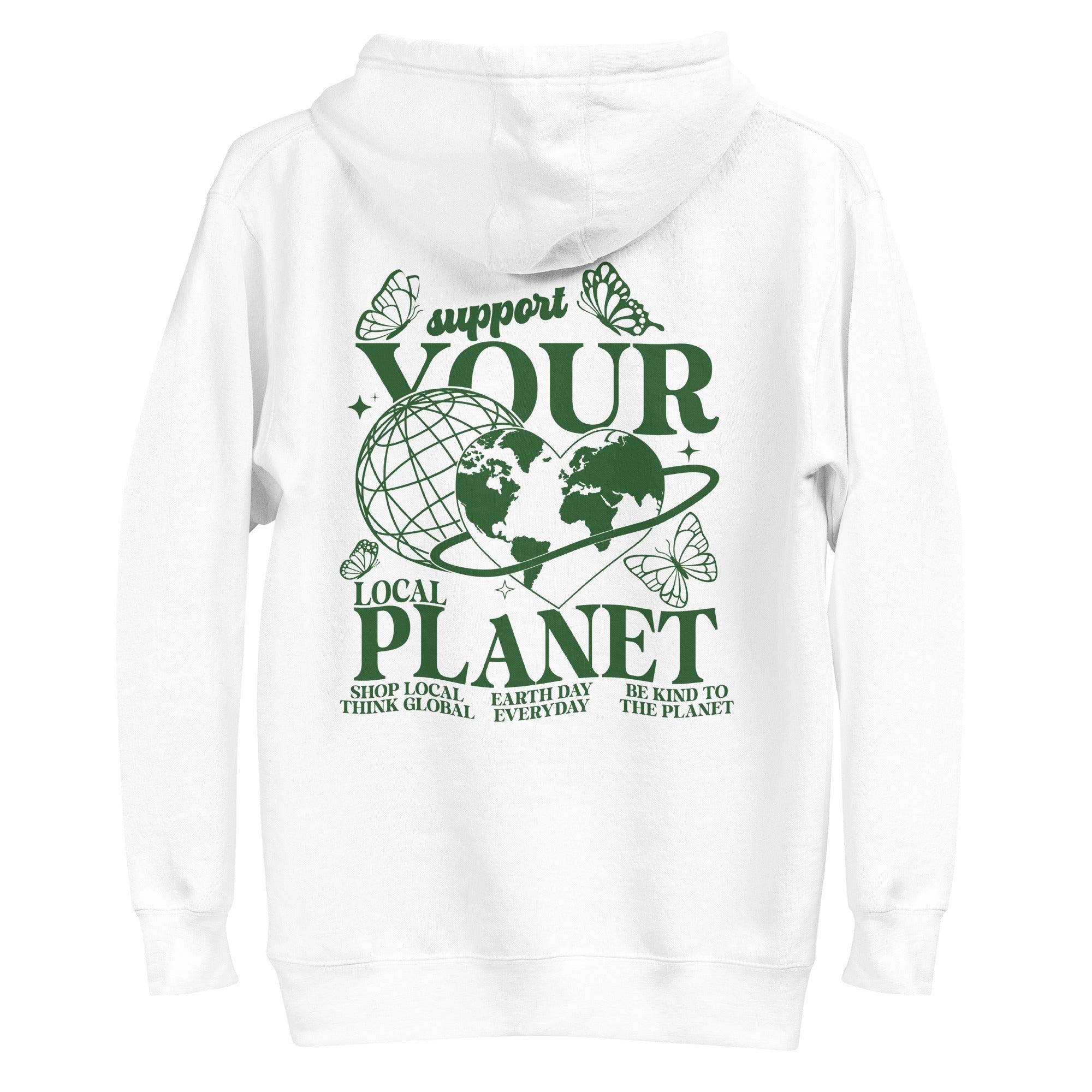 Support Your Local Planet | Classic Fit Hoodie - Sunday Golden