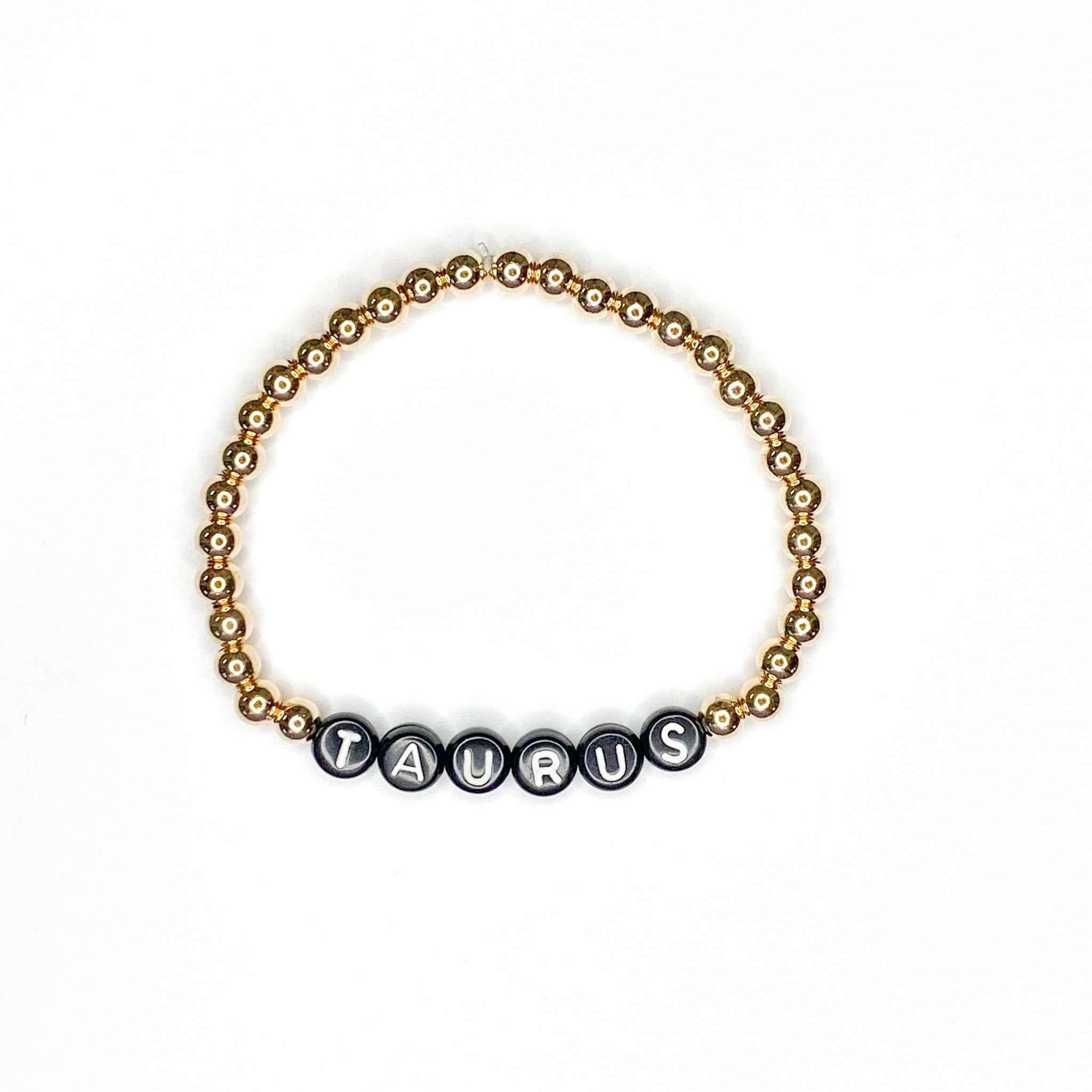 Zodiac Stretch Bracelet - Sunday Golden